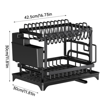 2-Tier Large Capacity Dish Drying Rack