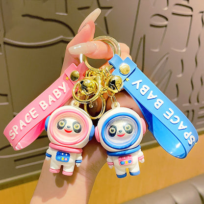 Cute Panda Astronaut Key Chain