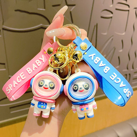 Cute Panda Astronaut Key Chain