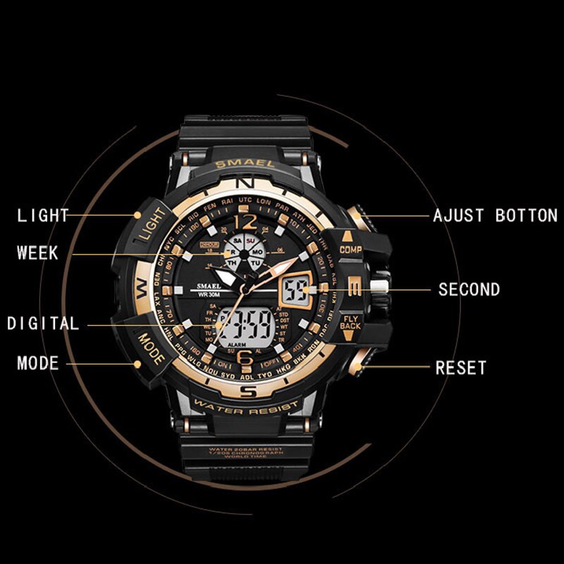 SMAEL 1376C Casual Watch