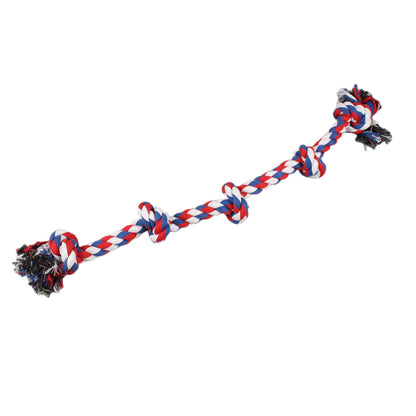 Large Dog Durable Five-Knot Rope Toy