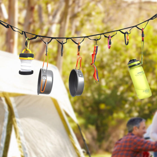 Outdoor camping tent storage rope