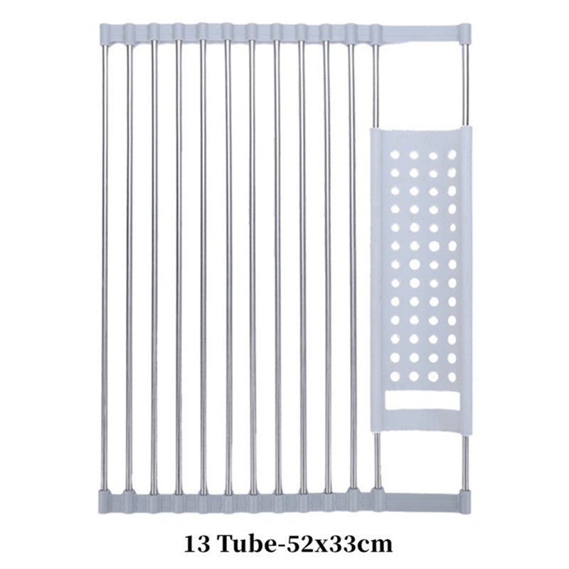 201 Stainless Steel Collapsible Drain Rack