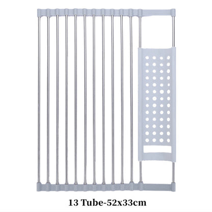 201 Stainless Steel Collapsible Drain Rack