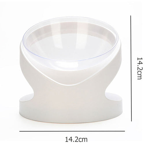 Pet Bowl With Sloping Mouth To Protect Cervical Vertebra