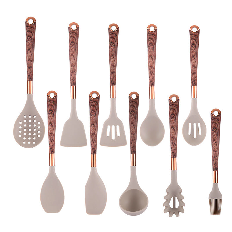 10pc Wooden Kitchen Tool Set