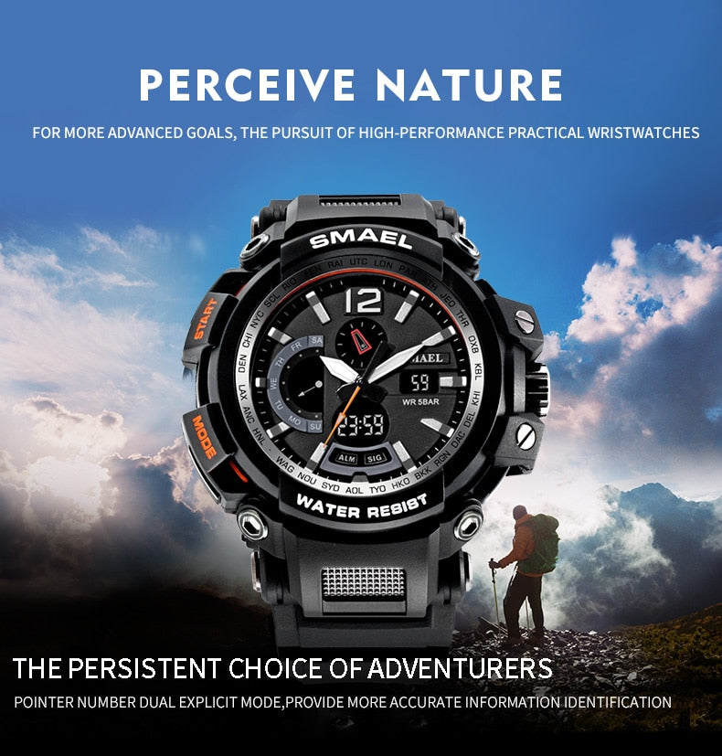 SMAEL 1702 Top Brand Luxury Sport Watch