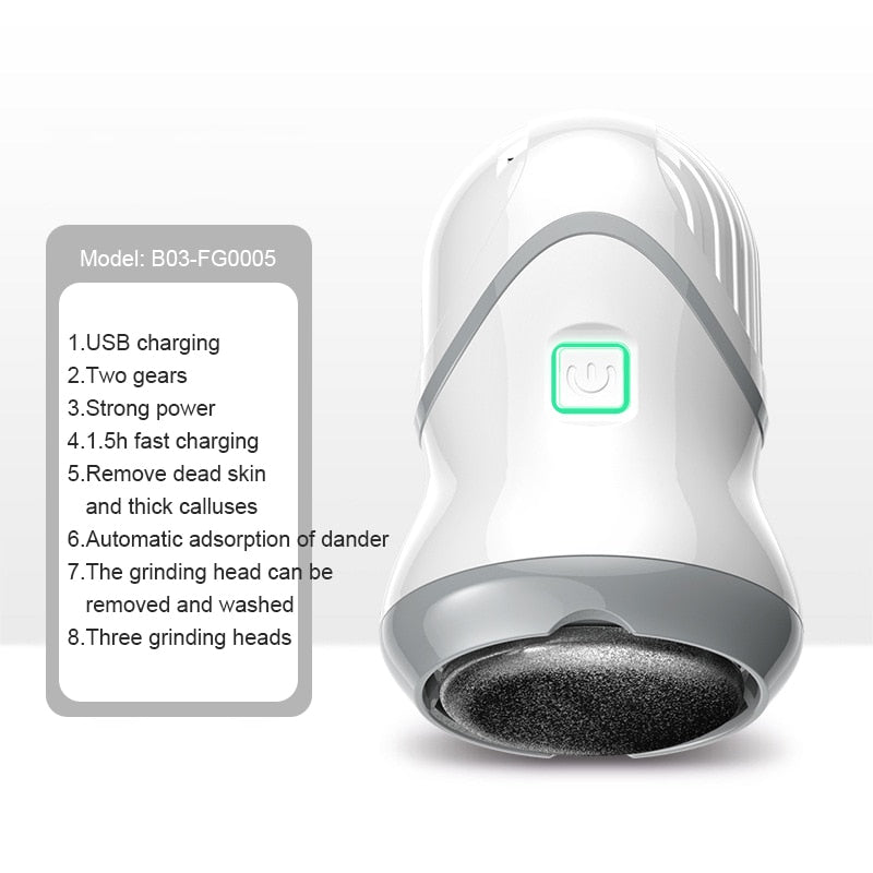 Rechargeable Foot File and Callus Remover