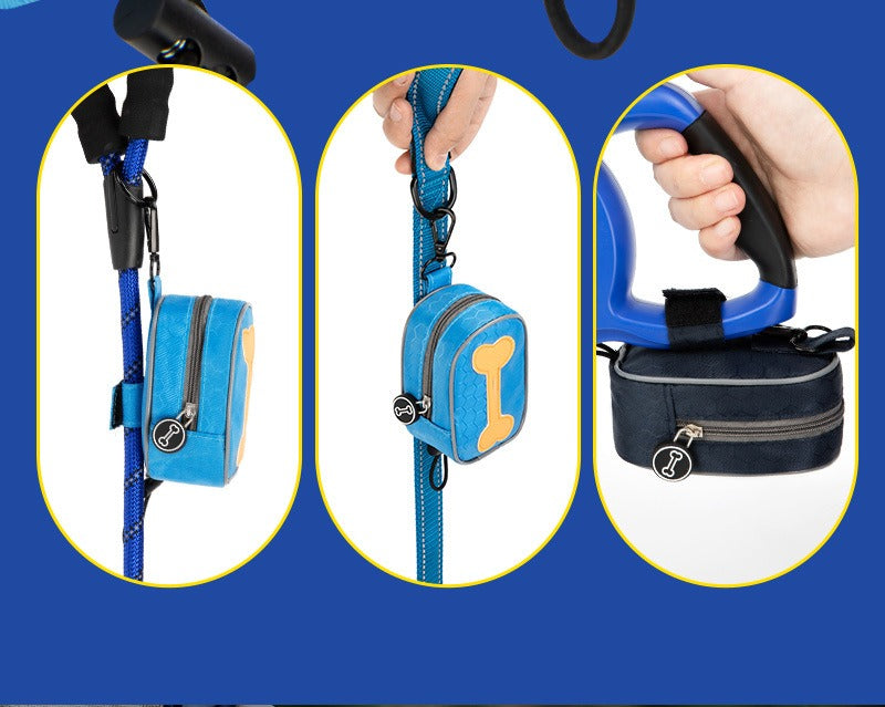 Dog Poop Bag Holder and Dispenser for Leash