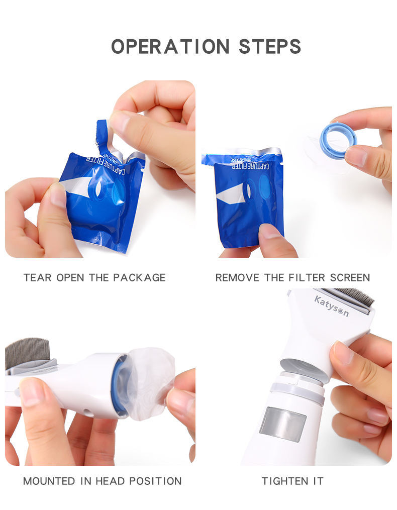 Electric Flea Comb Lice Catcher