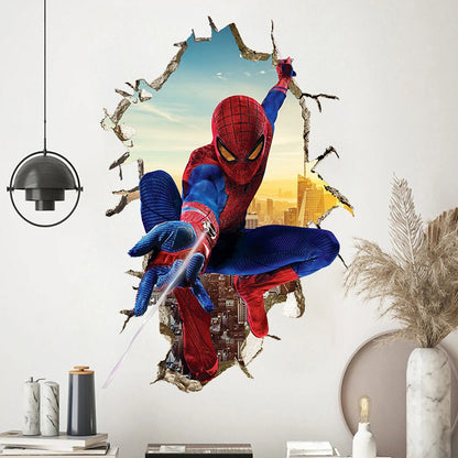 3D Spider Man Wall Sticker