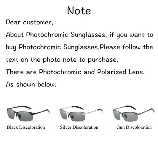 Photochromic Sunglasses Polarized