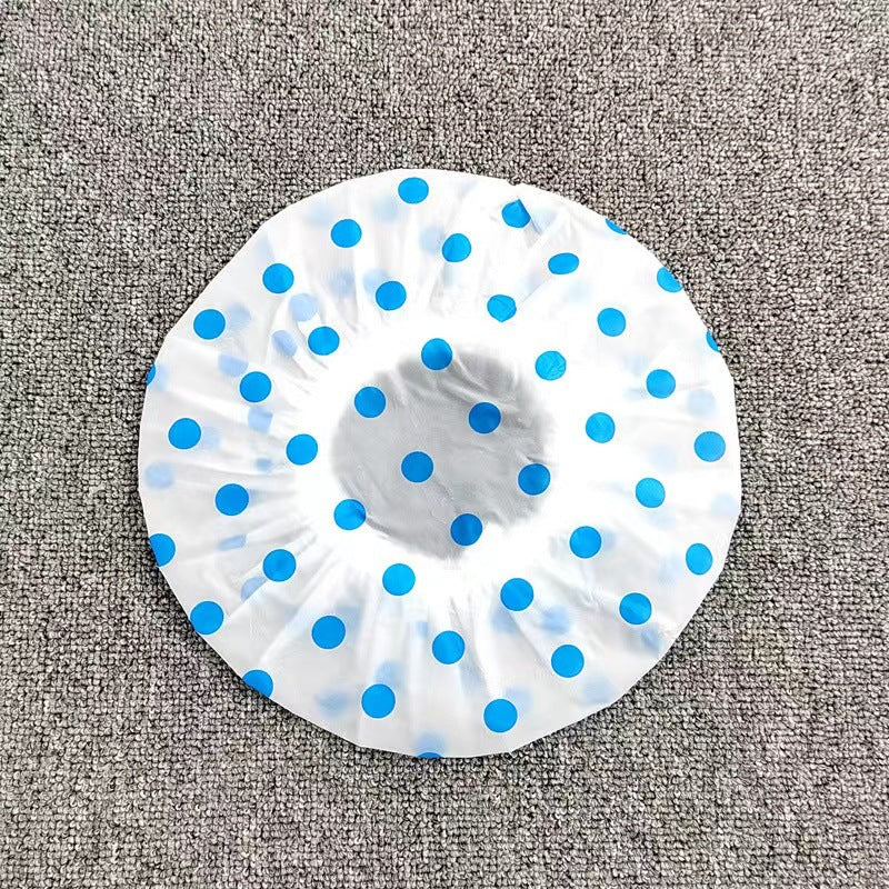 Polka Dot Shower Cap PVC Adult