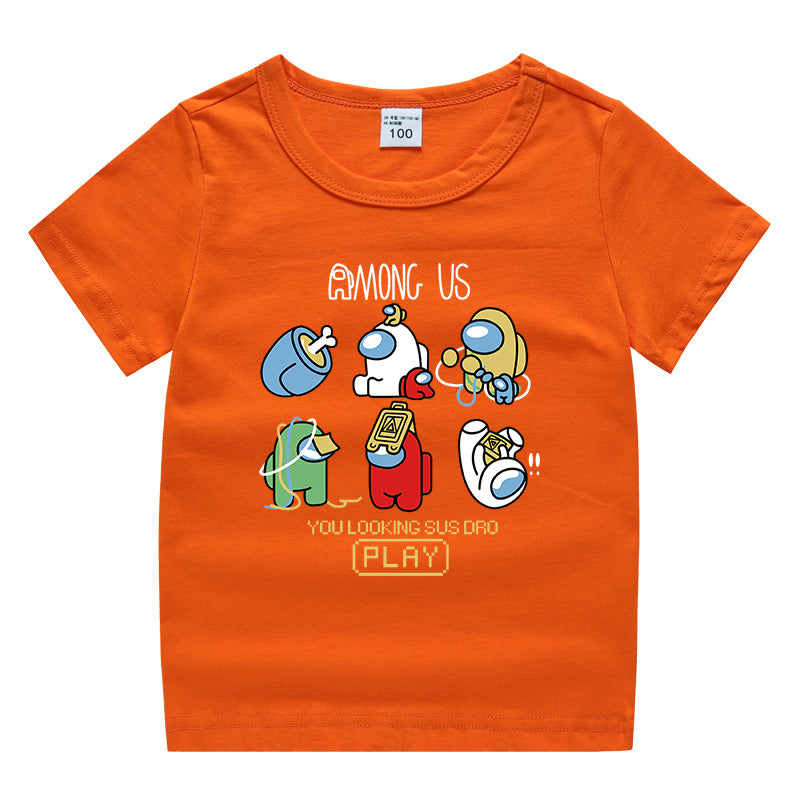 “Among Us” summer short sleeved T-shirt