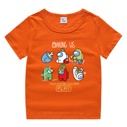 “Among Us” summer short sleeved T-shirt