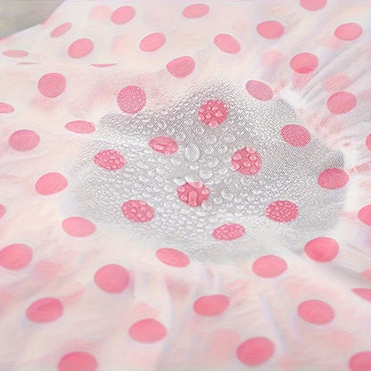 Polka Dot Shower Cap PVC Adult