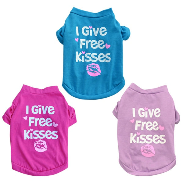Puppy Clothes Cute Cotton Short Sleeve T-Shirt