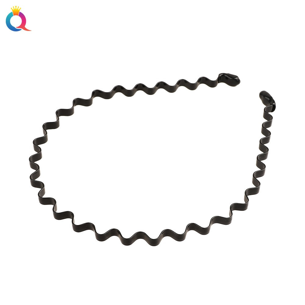 Minimal metal base facial wash hair band