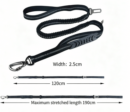 2.5*135CM Elastic Dog Leash