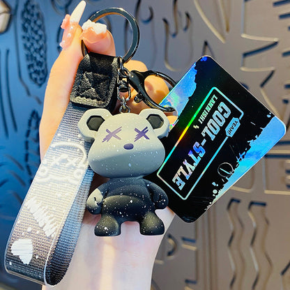 Gradient Cartoon Key Chain