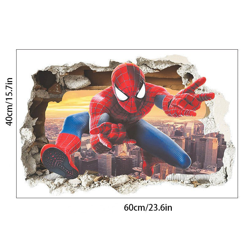 3D Spider Man Wall Sticker