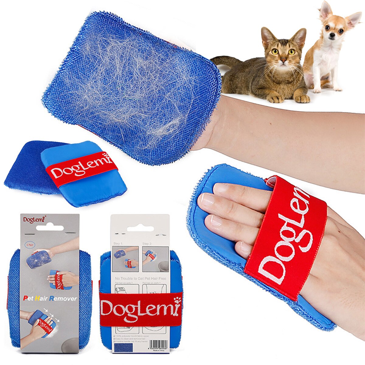Pet Dog/Cat Hair Remover Cleaning Brush