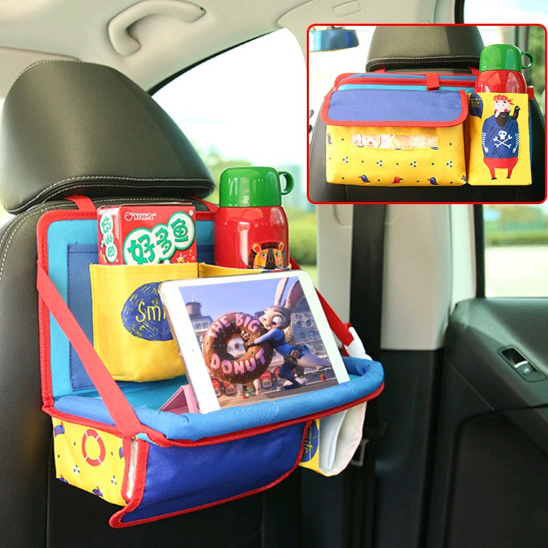 Car Seat Back Organizer W/ Tablet Holder