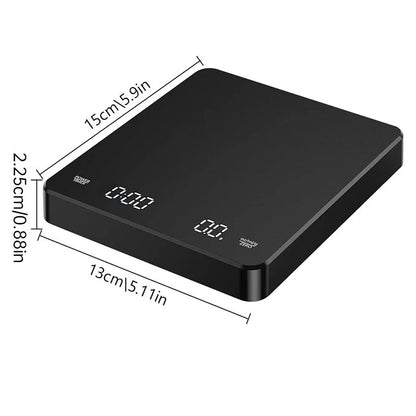 High-Precision Kitchen Scale 3kg/0.1g with Timer