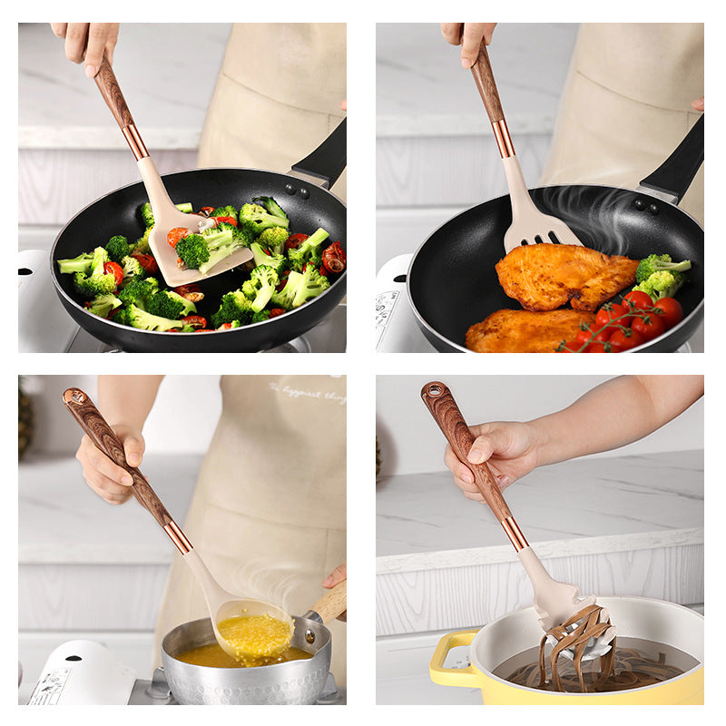 10pc Wooden Kitchen Tool Set