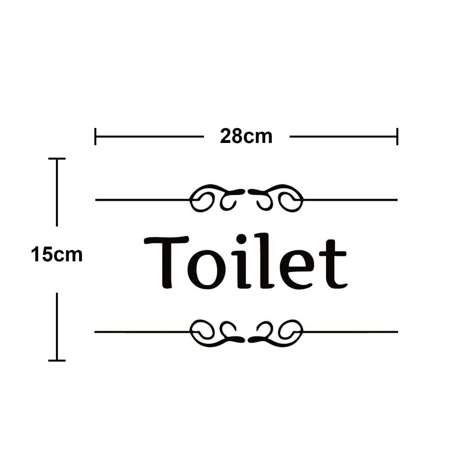 Home Bathroom Decor Wall Stickers Art