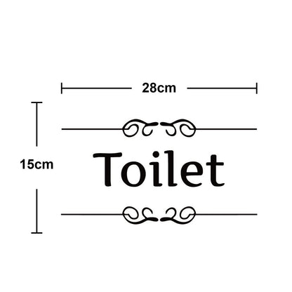 Home Bathroom Decor Wall Stickers Art