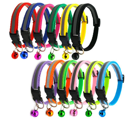 Pet reflective patch collar