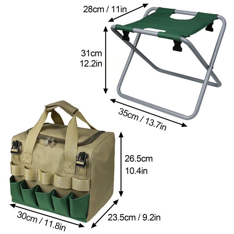 Detachable Large Capacity Folding Stool