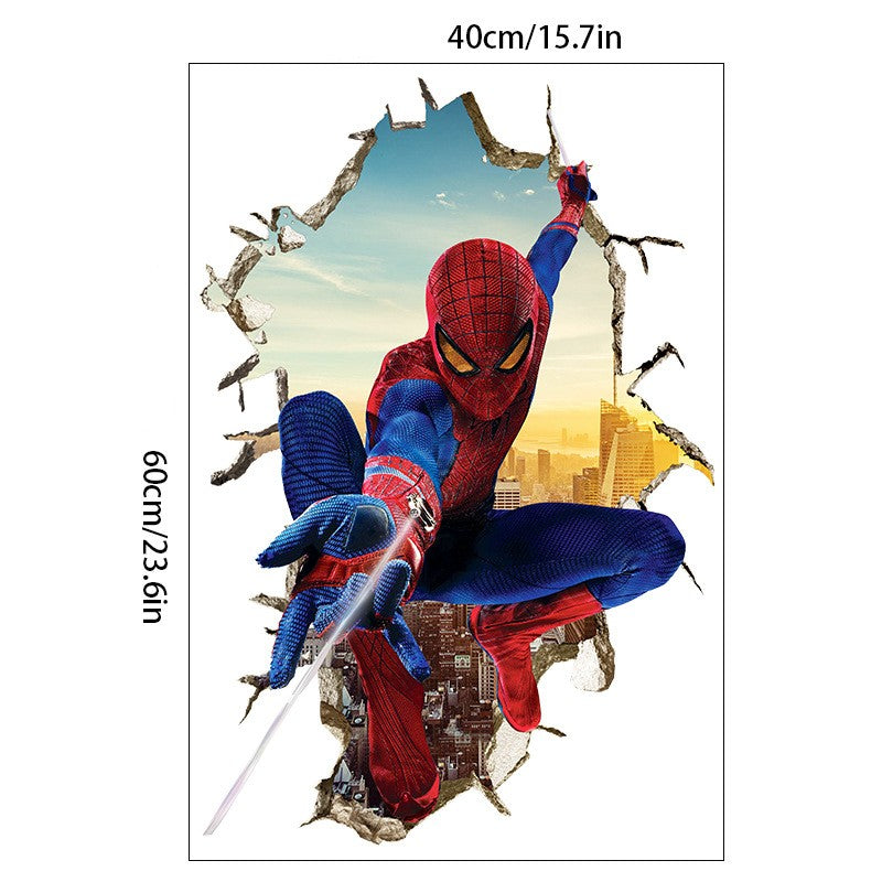 3D Spider Man Wall Sticker