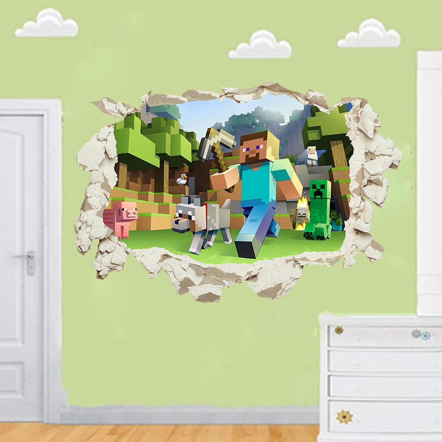 Minecraft Decorative Wall Sticker
