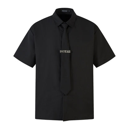 Short & Tie short sleeve shirt for men