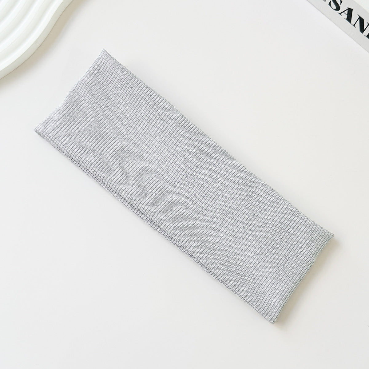 Cotton Elastic Headband Wide Sweat-Absorbent Band