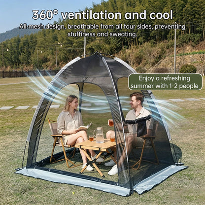 Mesh Tent with Mosquito-Proof Design — Double-Sized Anti-Insect Screen Canopy
