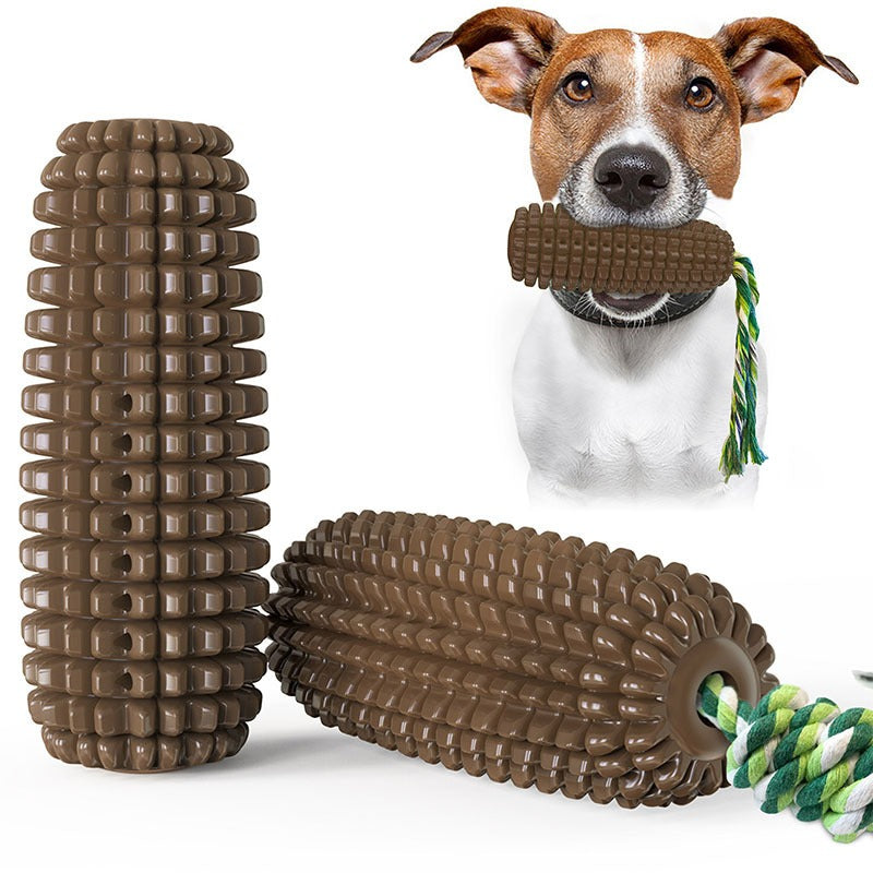 Corn Dog Toy Cotton Rope Teething Stick