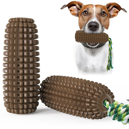Corn Dog Toy Cotton Rope Teething Stick
