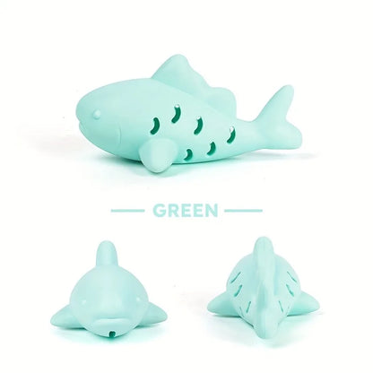 Silicone fish young cat pet teasing cat gnawing and hiding food
