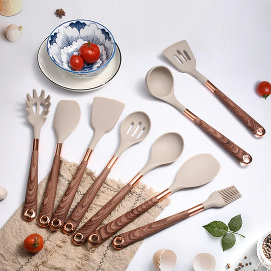 10pc Wooden Kitchen Tool Set