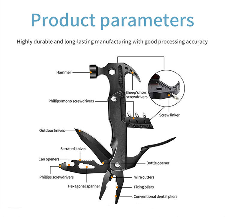 Multifunctional Portable Folding Hammer