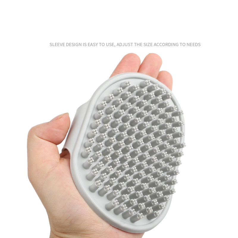 Pet Bath Massage Brush Gloves