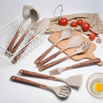 10pc Wooden Kitchen Tool Set