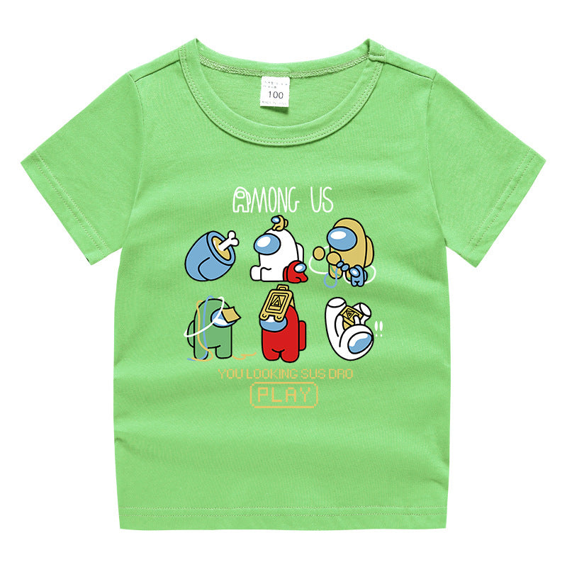 “Among Us” summer short sleeved T-shirt