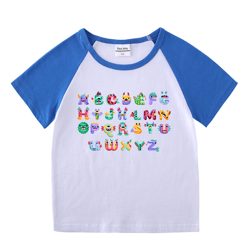 Children's short sleeve “ABC” T-shirt