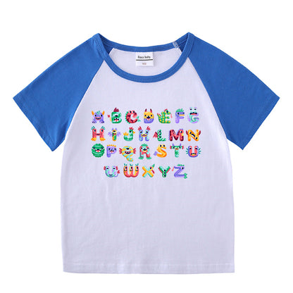 Children's short sleeve “ABC” T-shirt