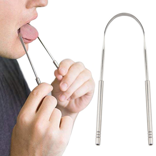 Stainless Steel Tongue Scraper TSLM2