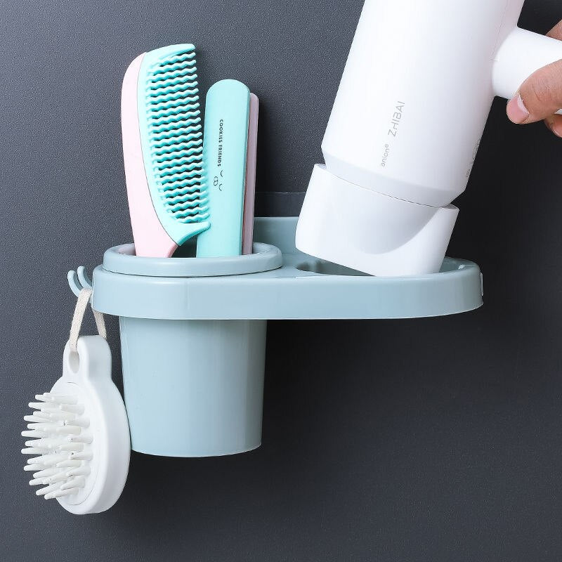 Self Adhesive Wall Mounted Bathroom Rack Organizer